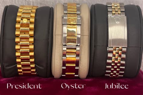 rolex bands names|types of rolex bands.